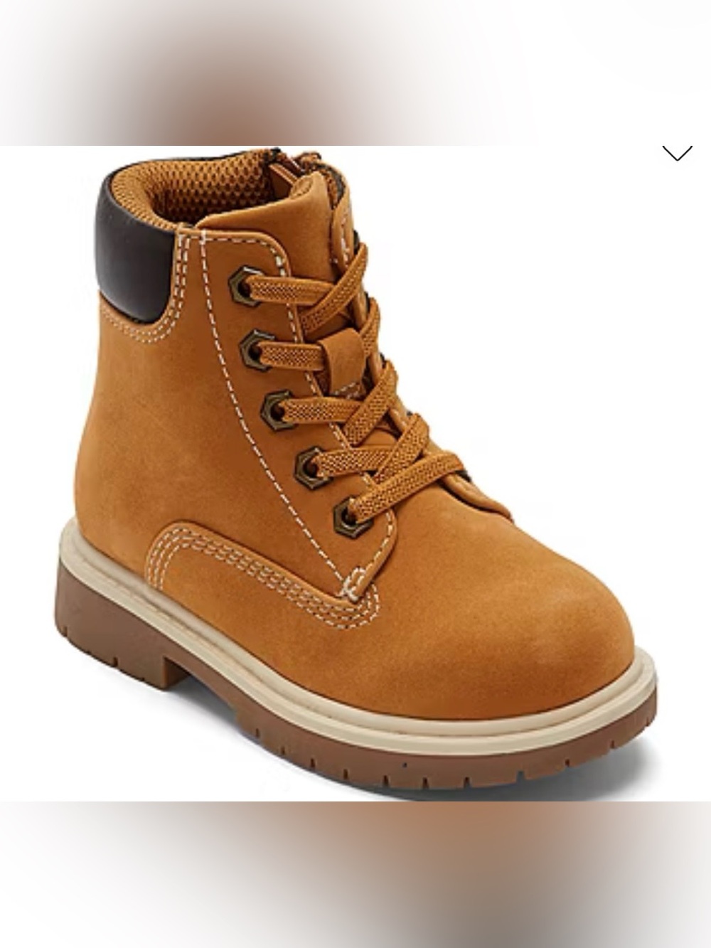 NWB Kids Classic Tan Lace-Up Adventure Boots